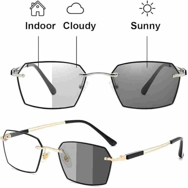 All-Day Comfort Tinted Glasses | Sleek Unisex Eyewear Frame - 图片 2