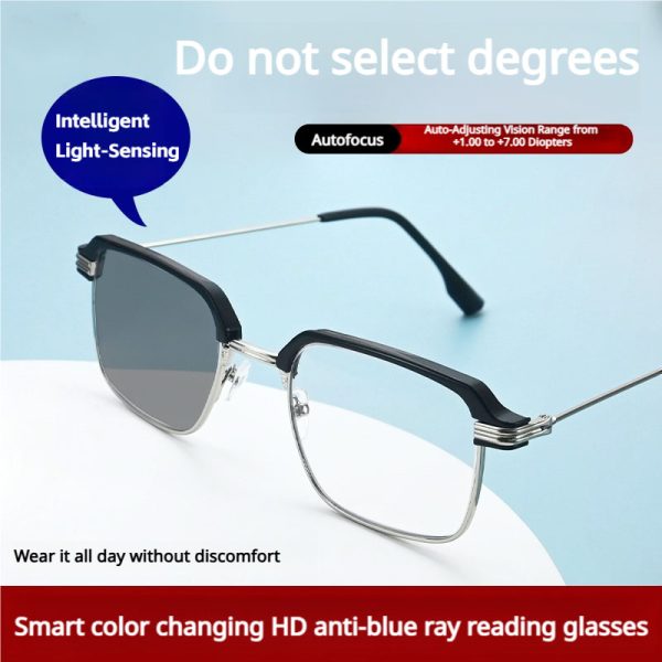 All-Day Comfort Tinted Glasses | Sleek Unisex Eyewear Frame - 图片 9