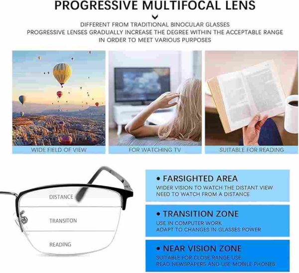 All-Day Comfort Tinted Glasses | Sleek Unisex Eyewear Frame - 图片 8