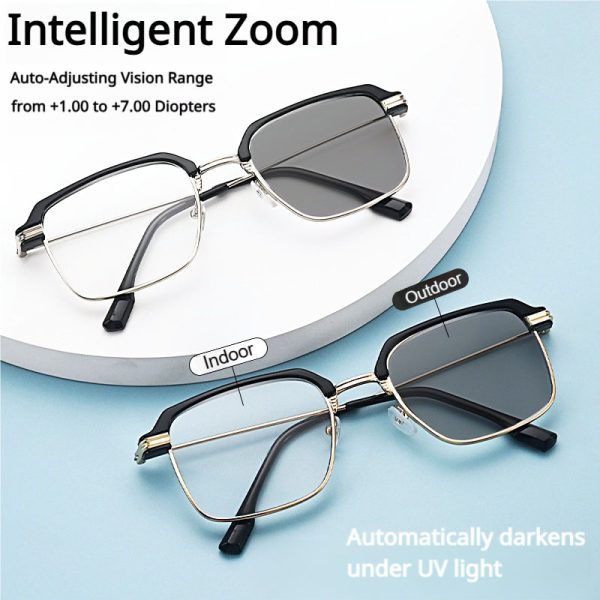 All-Day Comfort Tinted Glasses | Sleek Unisex Eyewear Frame - 图片 3